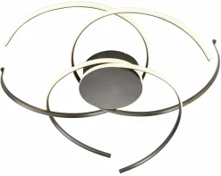 casa NOVA casa Nova LED-Deckenleuchte grau