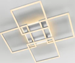 casa NOVA casa Nova LED-Deckenleuchte silberfarben