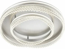 casa NOVA casa Nova LED-Deckenleuchte silberfarben