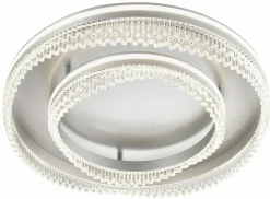 casa NOVA casa Nova LED-Deckenleuchte silberfarben