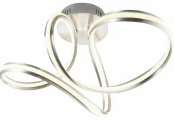 casa NOVA casa Nova LED-Deckenleuchte silberfarben