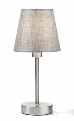 casa NOVA casa Nova Tischleuchte 1flg graugrünsilberfarben