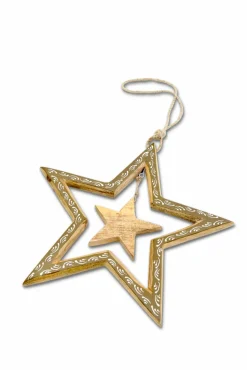 casa NOVA Deko-Stern gross braun