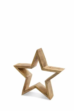 casa NOVA Deko-Stern mittel braun