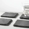 casa NOVA 4er Untersetzer schwarz