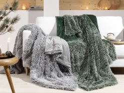 casa NOVA Fellimitatdecke grün