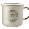 casa NOVA Kaffeebecher 460ml goldfarbenbeige