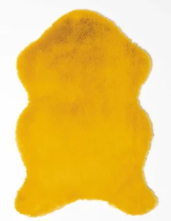 casa NOVA Kunstfell gelb