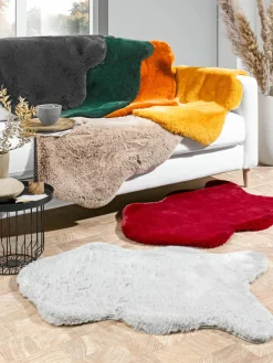 casa NOVA Kunstfell grau