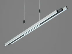 casa NOVA LED - Pendelleuchte silberfarbenschwarz