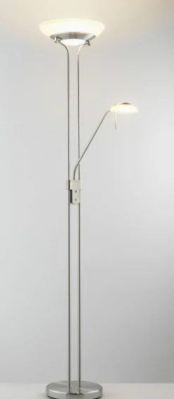 casa NOVA LED- Stehleuchte weißsilberfarben