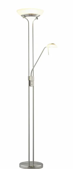 casa NOVA LED- Stehleuchte weißsilberfarben