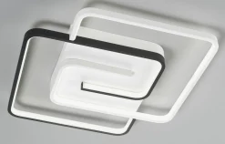 casa NOVA LED-Deckenleuchte schwarzweiß