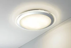 casa NOVA LED-Deckenleuchte weißsilberfarben