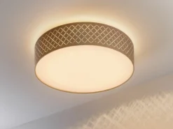 casa NOVA LED-Deckenleuchte braun