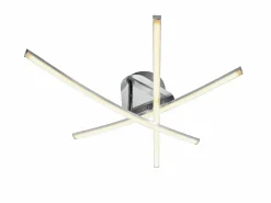 casa NOVA LED-Deckenleuchte silberfarben