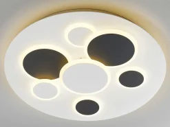 casa NOVA LED-Deckenleuchte schwarzweiß