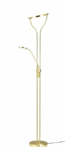 casa NOVA LED-Fluter 2flg goldfarben