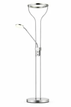 casa NOVA LED-Fluter 2flg silberfarben