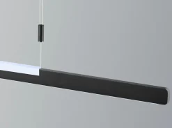 casa NOVA LED-Pendelleuchte grauschwarz