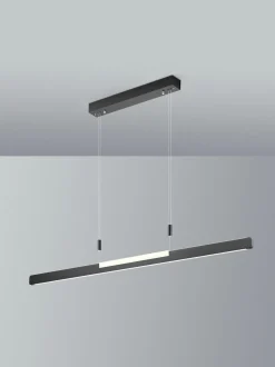 casa NOVA LED-Pendelleuchte grauschwarz