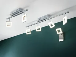 casa NOVA LED-Spot 6flg silberfarben