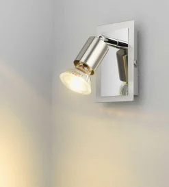 casa NOVA LED-Spot 1flg silberfarben