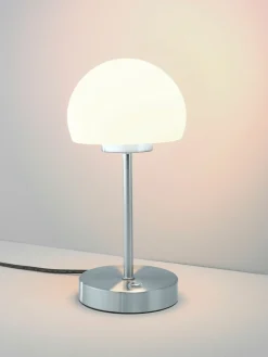 casa NOVA LED-Tischleuchte silberfarben