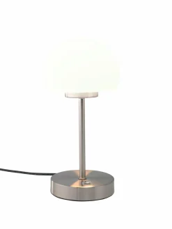 casa NOVA LED-Tischleuchte silberfarben