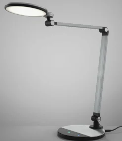 casa NOVA LED-Tischleuchte silberfarbenschwarz