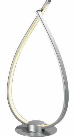 casa NOVA LED-Tischleuchte silberfarben