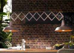 casa NOVA Pendelleuchte 2flg braun