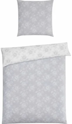 casa NOVA Renforce-Bettwäsche grau