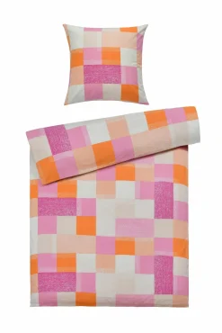 casa NOVA RenforceBettwäsche orangepink