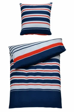 casa NOVA Renforce-Bettwäsche blaumehrfarbig