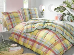 casa NOVA Renforce-Bettwäsche gelb