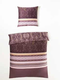casa NOVA Satin-Bettwäsche violett