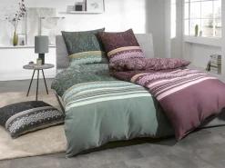 casa NOVA Satin-Bettwäsche violett