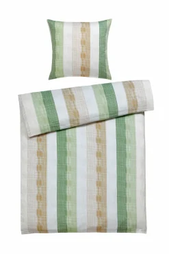 casa NOVA Satin-Bettwäsche grün