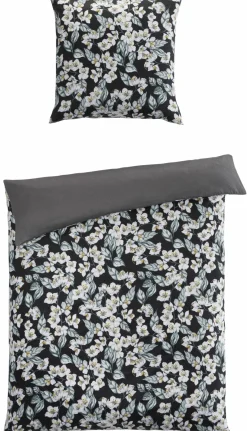 casa NOVA Satin-Bettwäsche grau