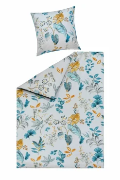 casa NOVA Satin-Bettwäsche blau