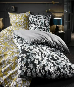 casa NOVA Satin-Bettwäsche gelb