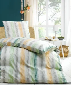 casa NOVA Satin-Bettwäsche mehrfarbig