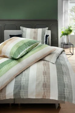 casa NOVA Satin-Bettwäsche silberfarben