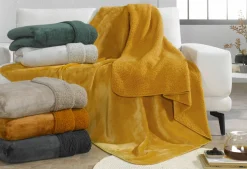 casa NOVA Schaffelldecke braun