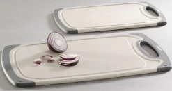 casa NOVA Schneidbrett 40x24cm grauweiß