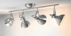 casa NOVA Spot 4flg silberfarben