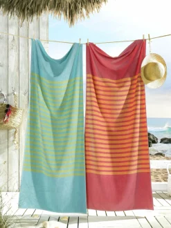 casa NOVA Strandtuch blau