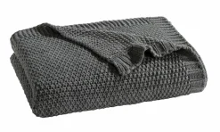 casa NOVA Strickdecke grau