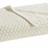 casa NOVA Strickdecke weiß